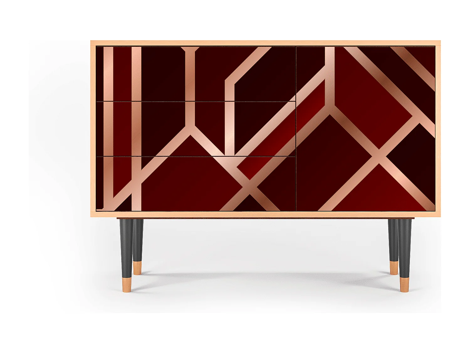 Sideboard - 115х84х41 cm - S3 - Velvet 1920's, Walnuss
