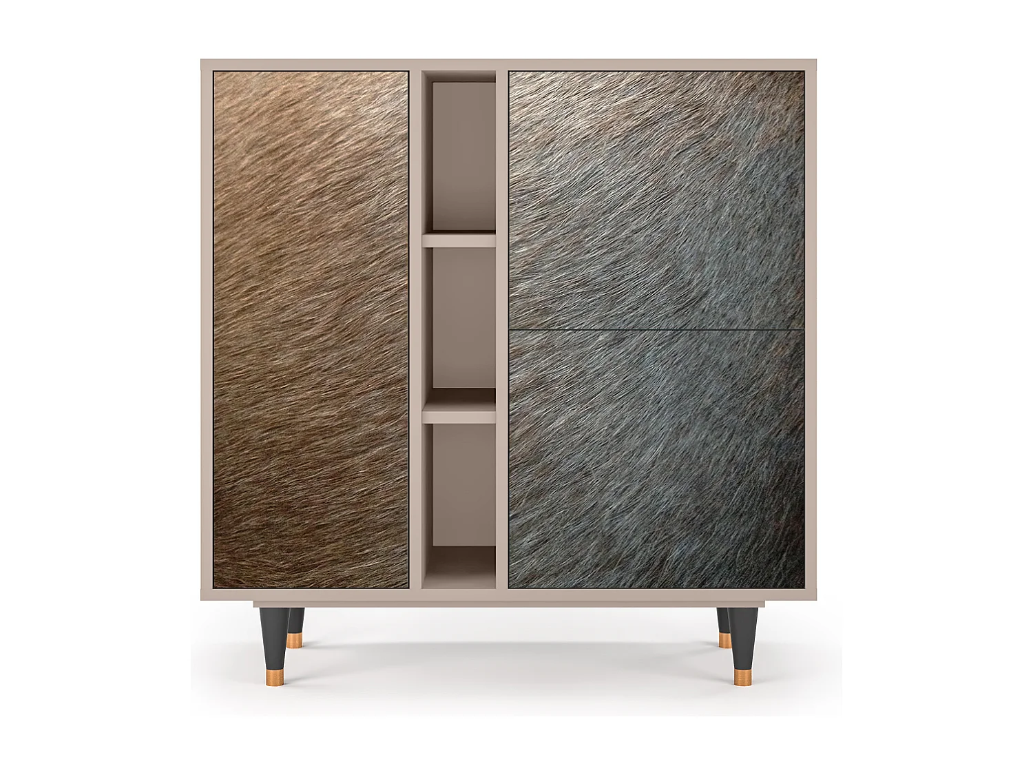 Sideboard - 94х96х41 cm - BS5 - Peanut Hair, Latte