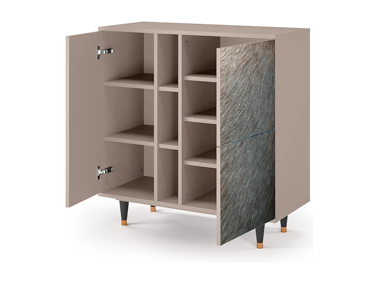 Buffet - 94х96х41 cm - BS5 - Peanut Hair, Latte