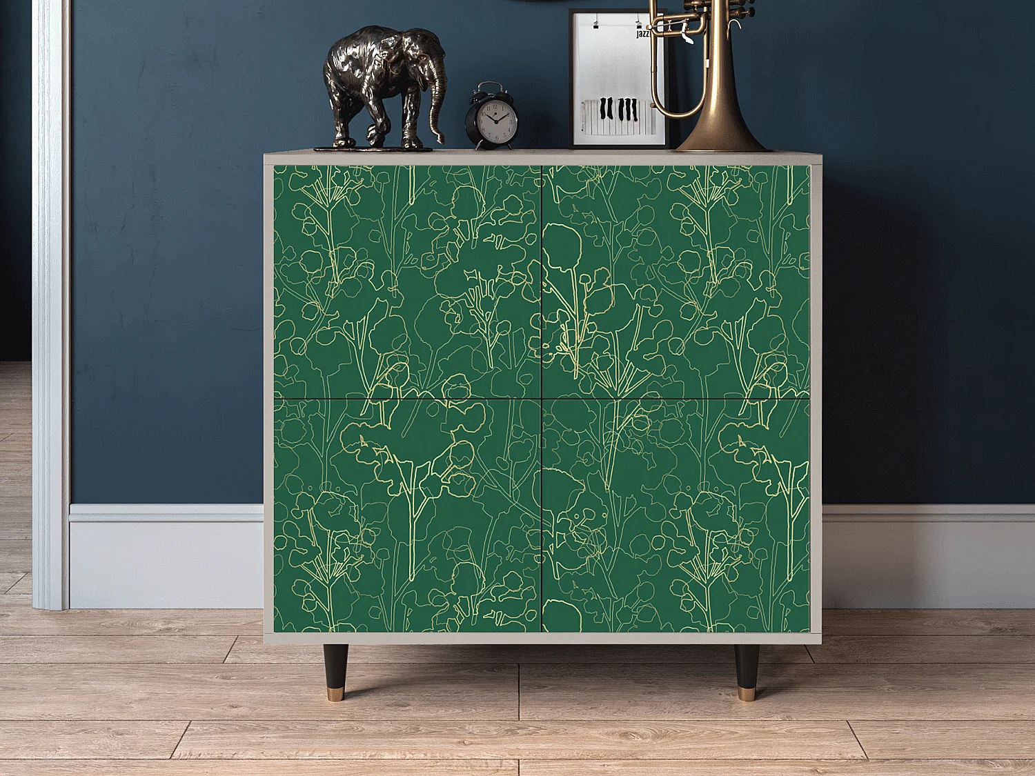 Dressoir - 94x96x48 cm - BS3 - Emerald Forest, Zand