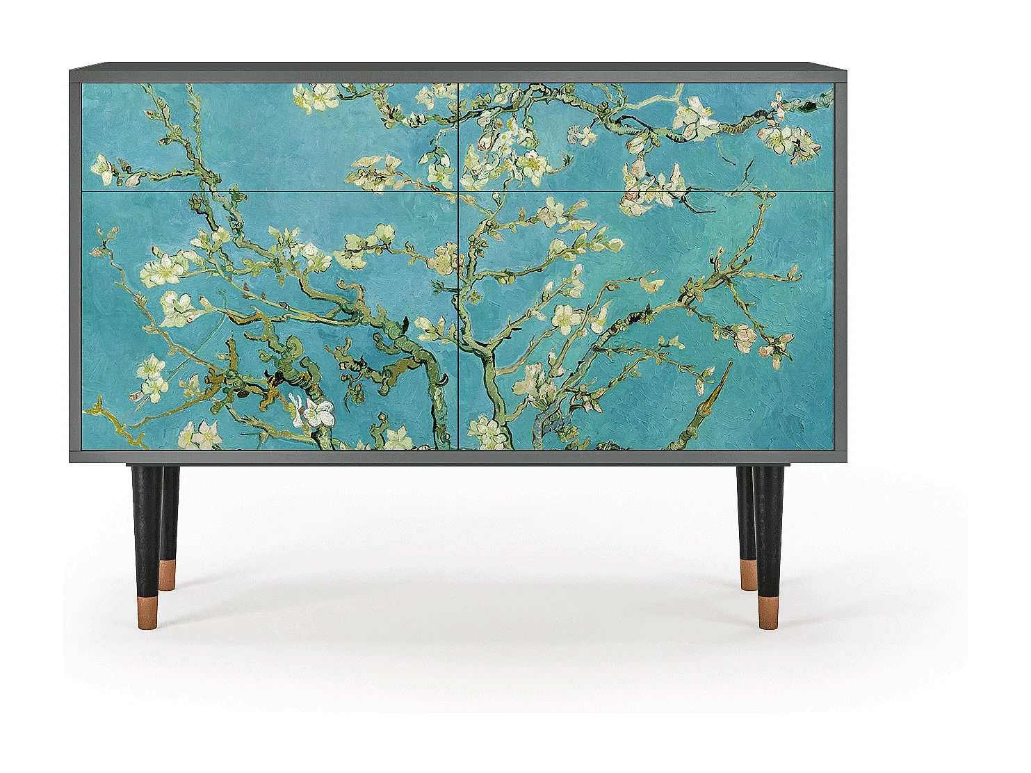 Aparador - 115x85x48 cm - BS4 - Almond Blossom, Antracite