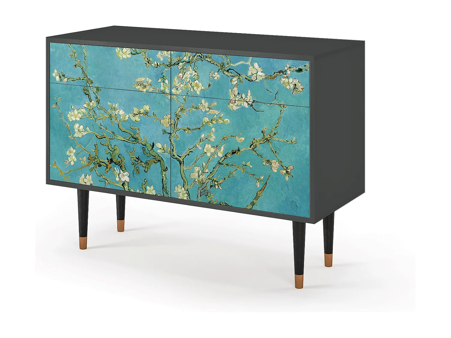 Aparador - 115x85x48 cm - BS4 - Almond Blossom, Antracite