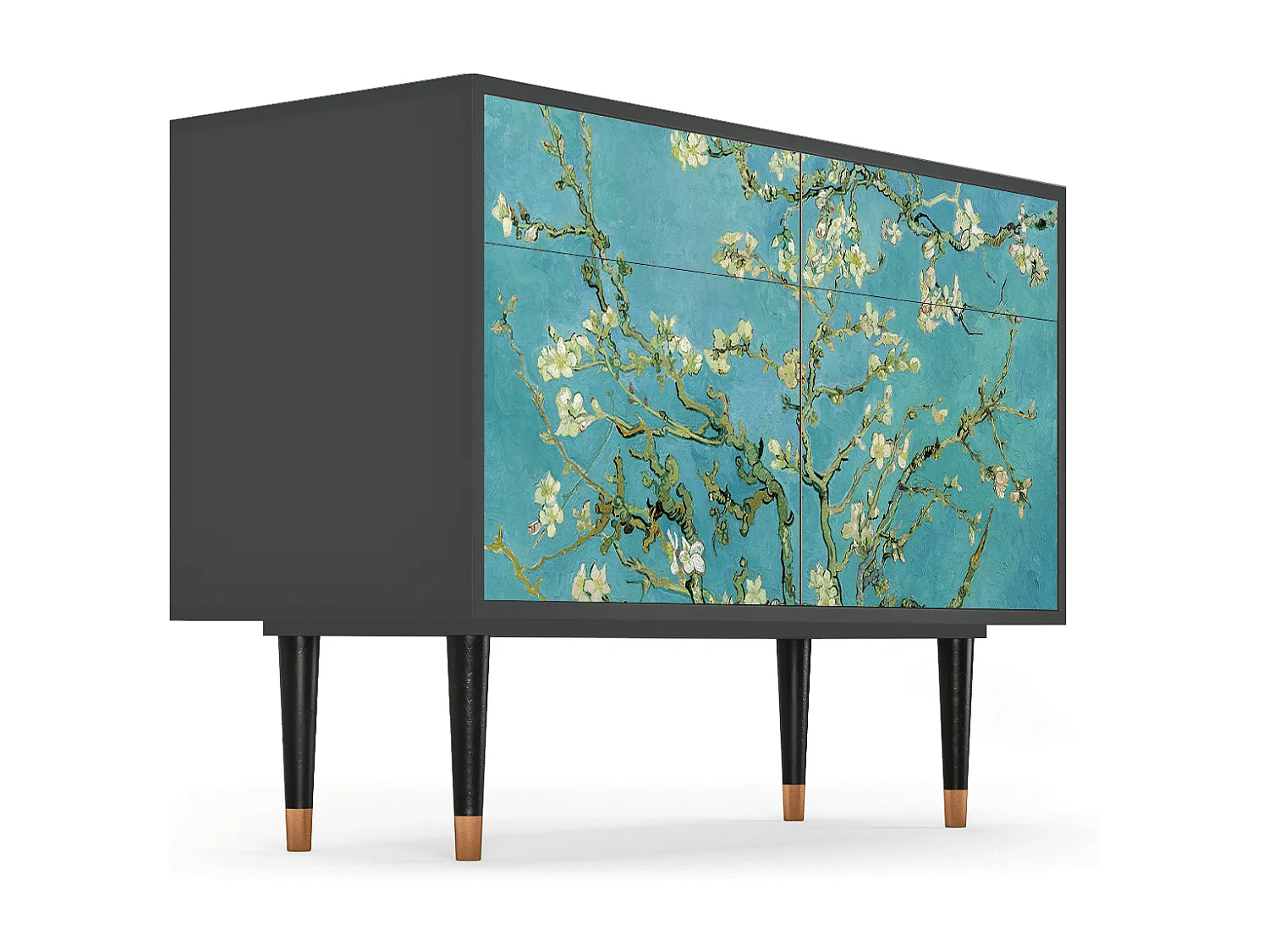 Aparador - 115x85x48 cm - BS4 - Almond Blossom, Antracite