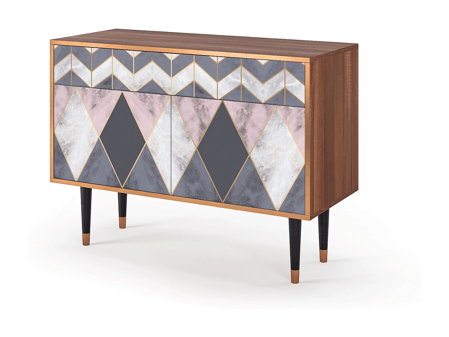Credenza - 115x85x48 cm - BS4 - Ideal Harmony, Noce