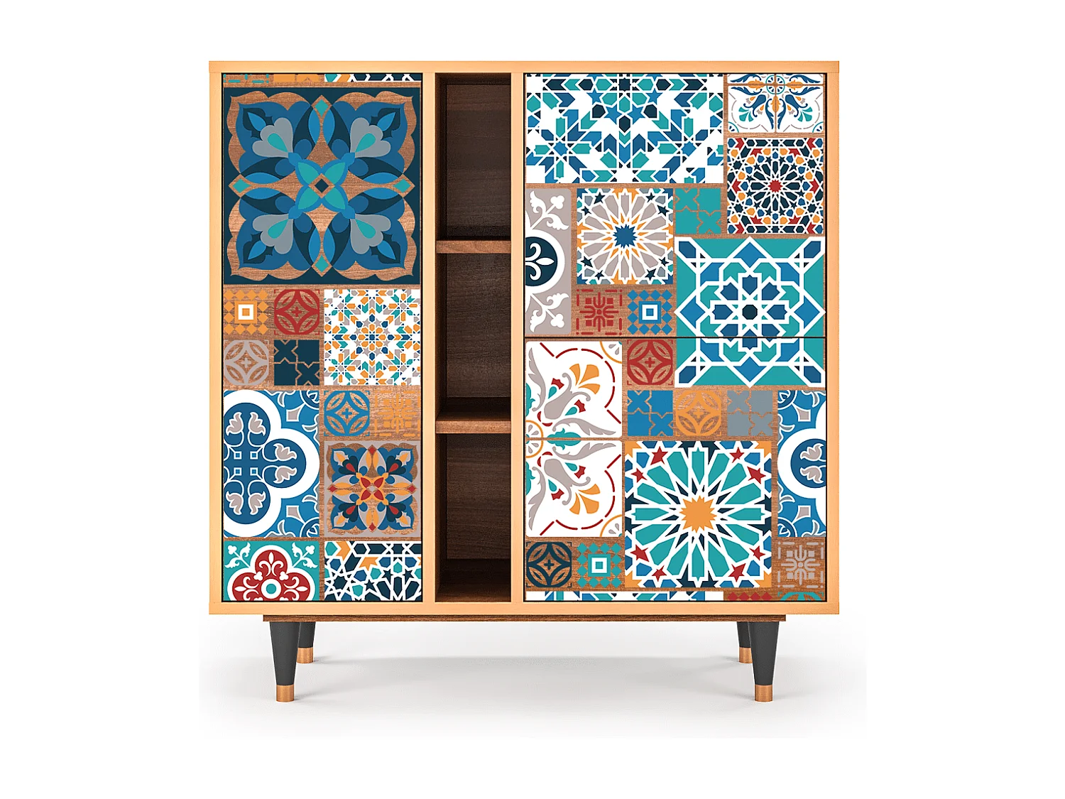 Buffet - 94х96х41 cm - BS5 - Moroccan Market, Noyer