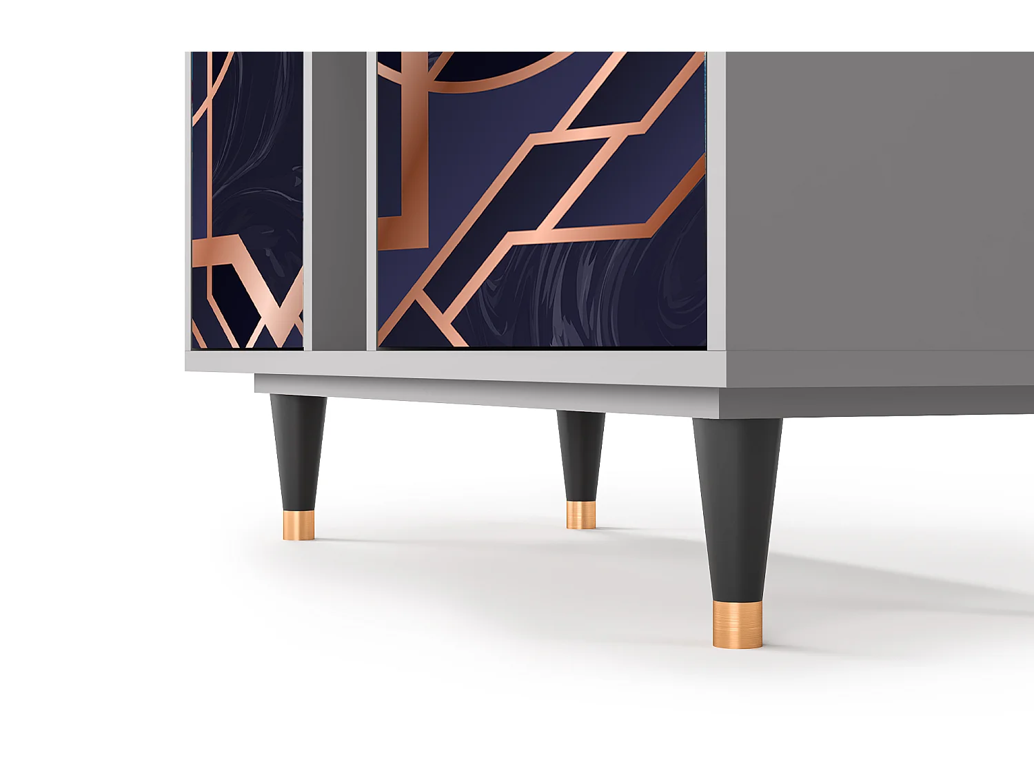 Dressoir - 94х96х41 cm - BS5 - Purple Temple, Grijs