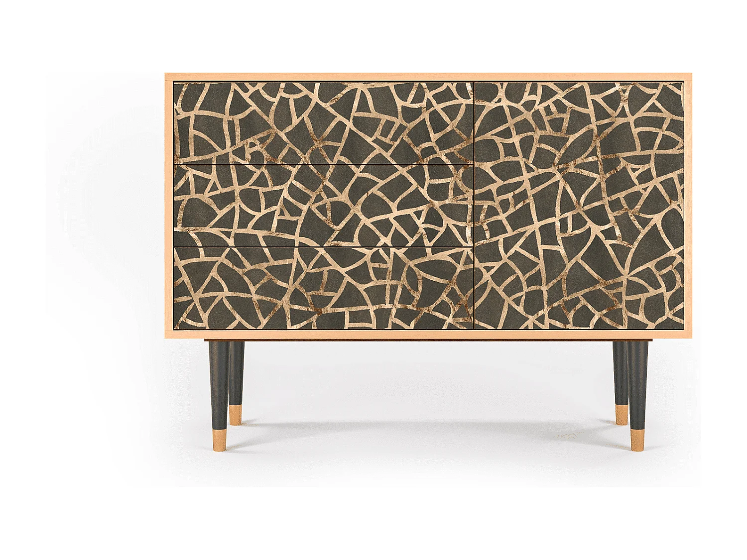 Dressoir - 115х84х41 cm - S3 - Enlarged Leaf, Walnoot