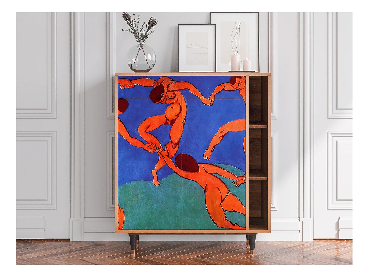 Sideboard - 96х110х41 cm - BS6 - The Dance by Matisse , Walnuss