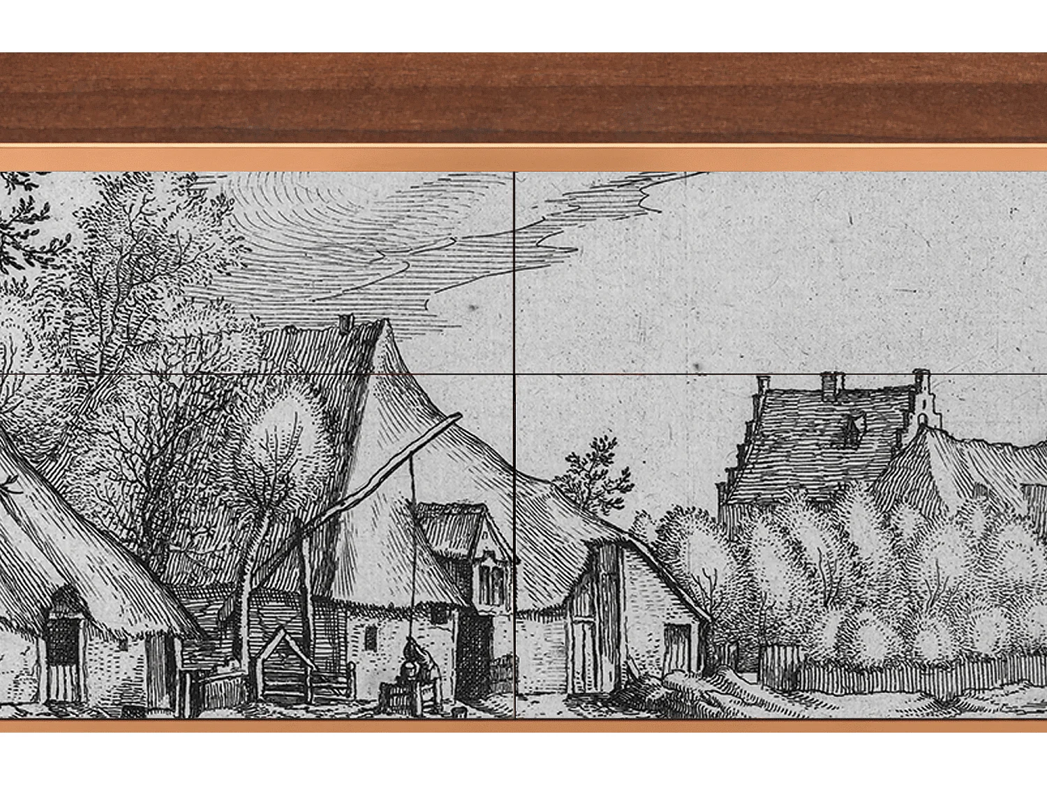 Kredens - 115x85x48 cm - BS4 - Saint Martin, Orzech