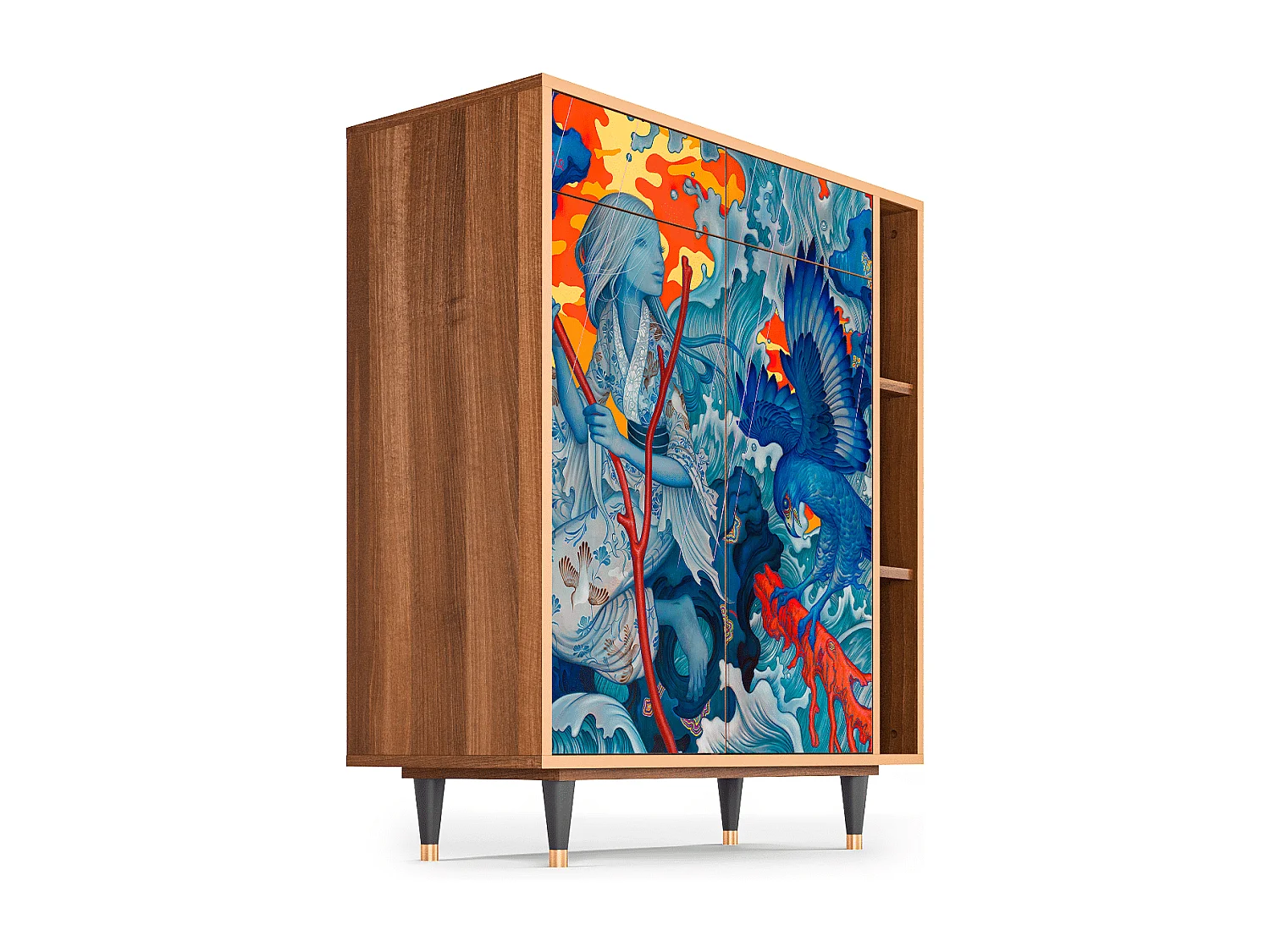 Credenza - 96х110х41 cm - BS6 - The Girl - James Jean, Noce