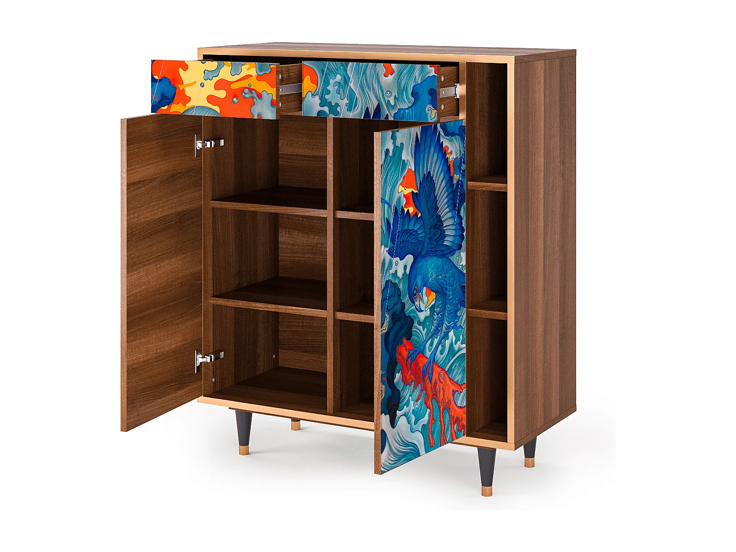 Credenza - 96х110х41 cm - BS6 - The Girl - James Jean, Noce