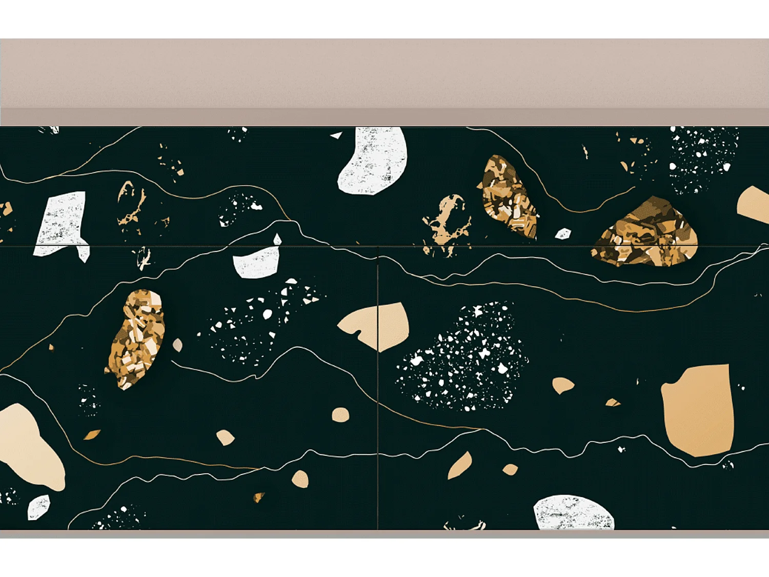 Aparador - 115x85x48 cm - BS4 - Space Rocks, Latte