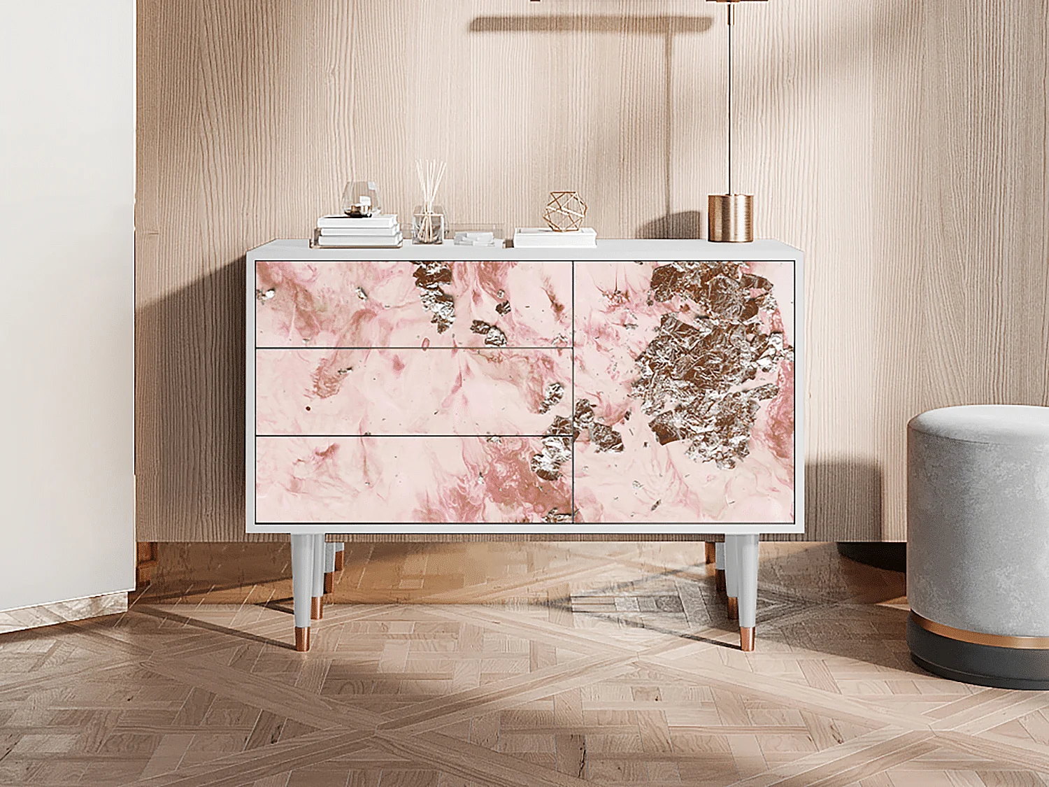 Credenza - 115х84х41 cm - S3 - Cotton Candy, Bianco