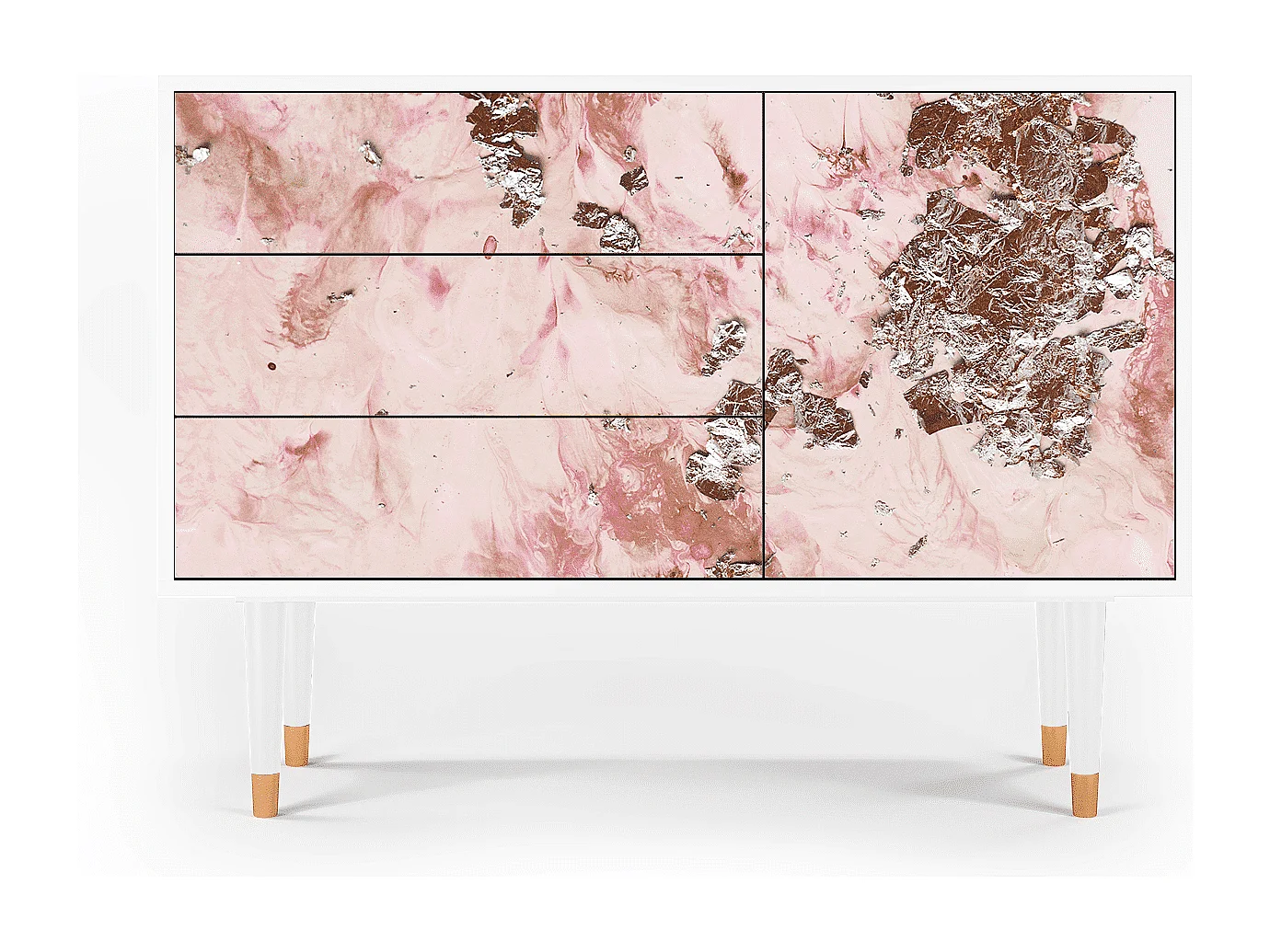 Aparador - 115х84х41 cm - S3 - Cotton Candy, Branco