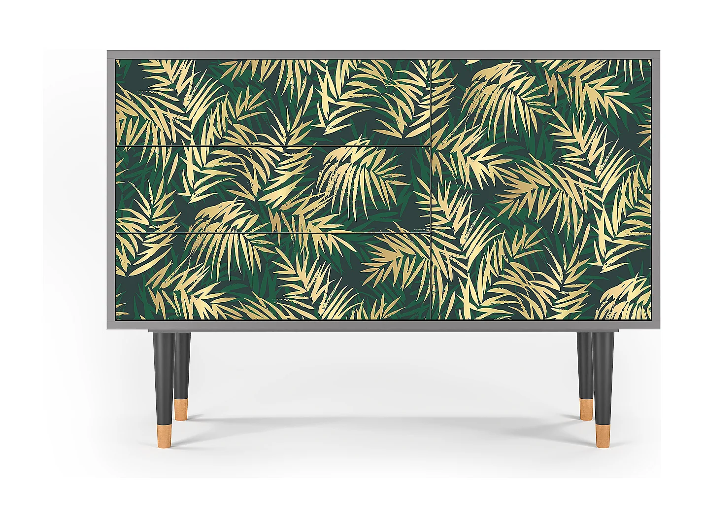 Credenza - 115х84х41 cm - S3 - Sunny Palm Tree, Grigio