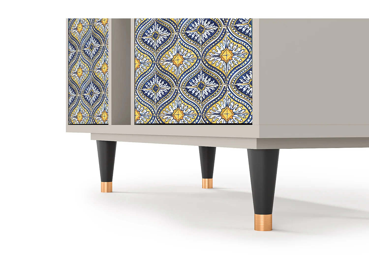 Aparador - 94х96х41 cm - BS5 - Illusory Pattern, Areia