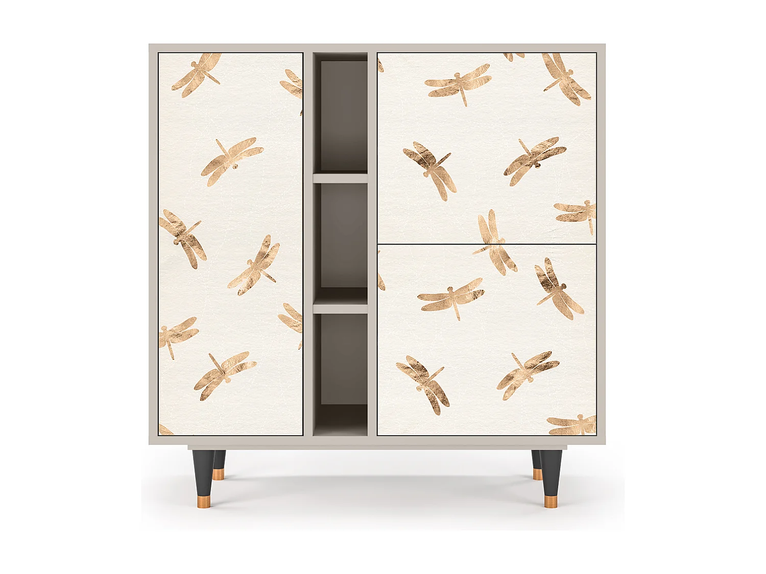 Credenza - 94х96х41 cm - BS5 - Nude Dragonflies, Sabbia