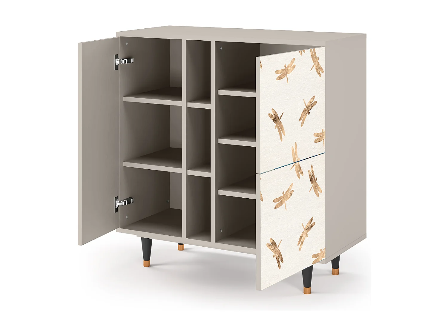 Credenza - 94х96х41 cm - BS5 - Nude Dragonflies, Sabbia