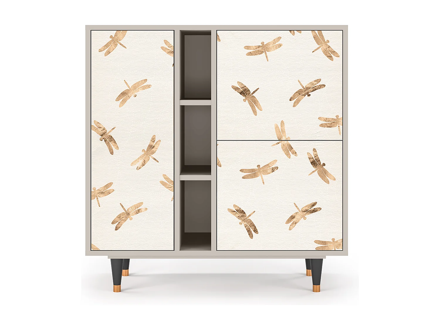 Buffet - 94х96х41 cm - BS5 - Nude Dragonflies, Sable