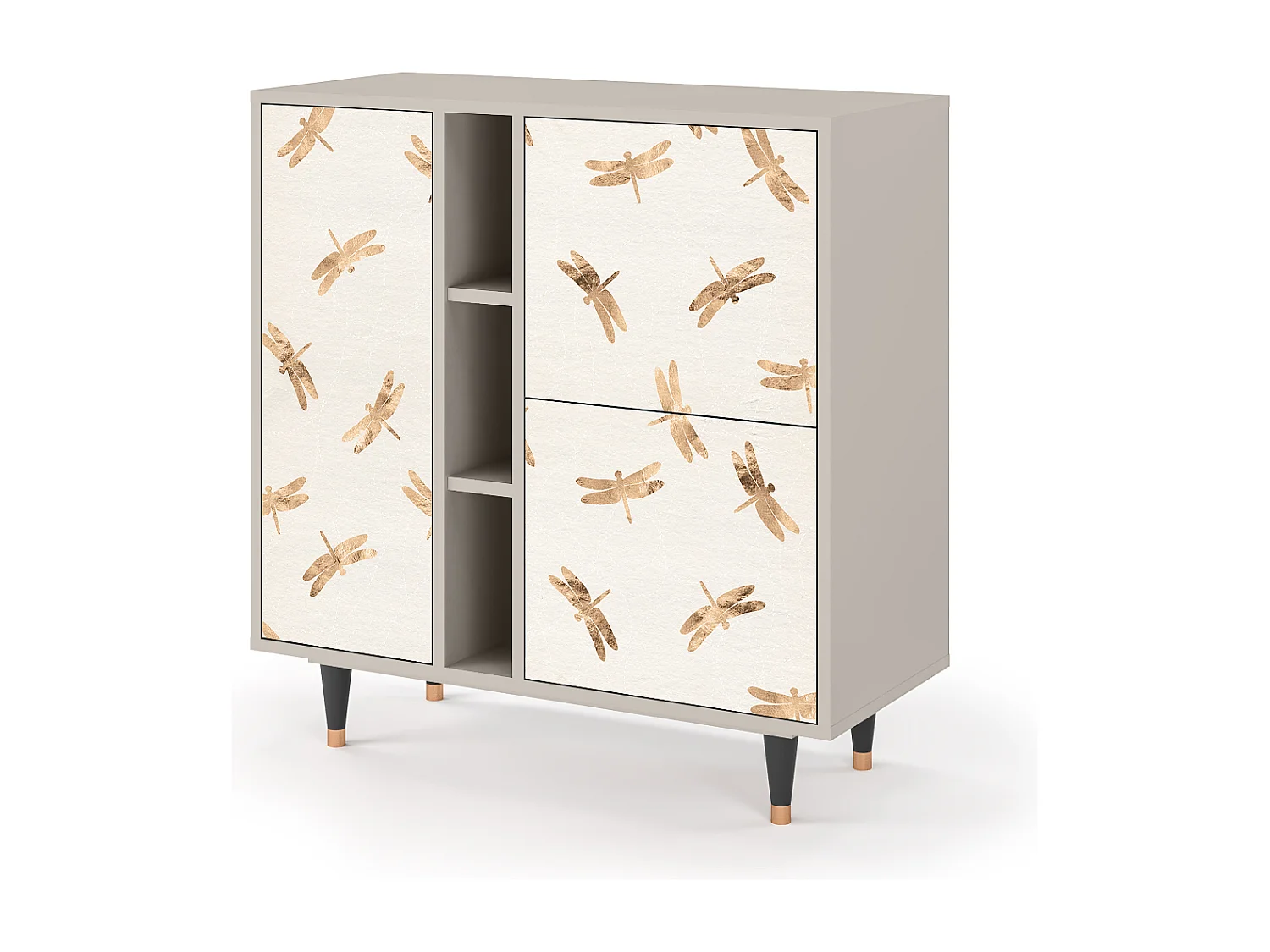Buffet - 94х96х41 cm - BS5 - Nude Dragonflies, Sable