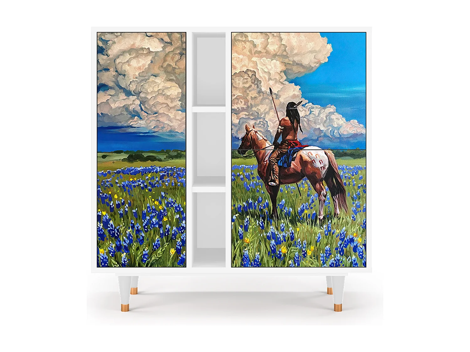 Dressoir - 94х96х41 cm - BS5 - Thunderheads by Dean, Wit