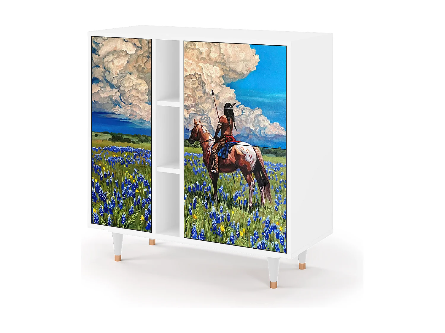 Dressoir - 94х96х41 cm - BS5 - Thunderheads by Dean, Wit