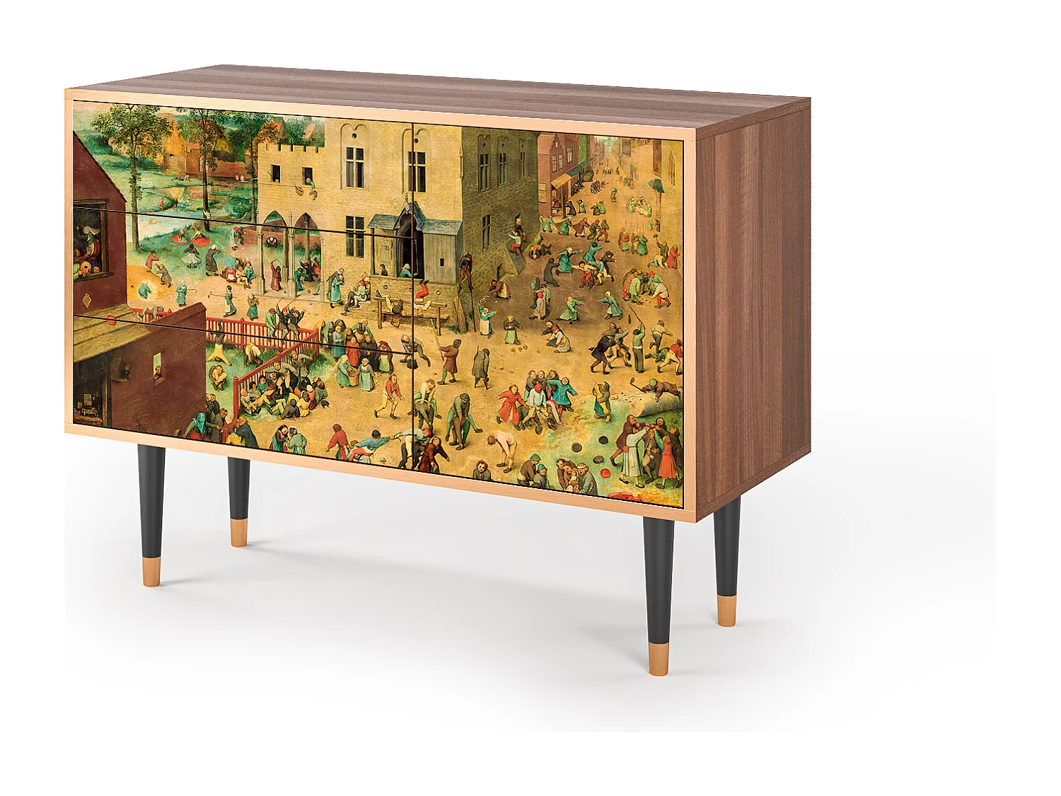 Credenza - 115х84х41 cm - S3 - Children Games, Noce