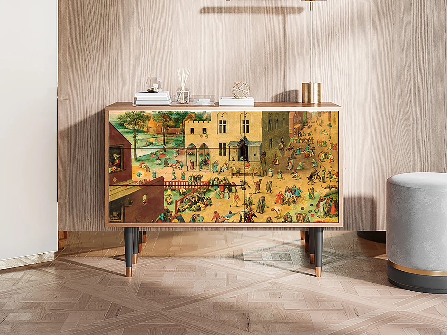 Buffet - 115х84х41 cm - S3 - Children Games, Noyer