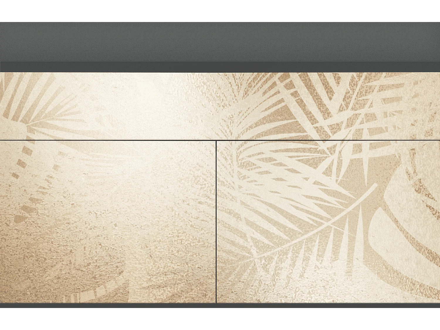 Kredens - 115x85x48 cm - BS4 - Plant of the Dessert, Antracyt