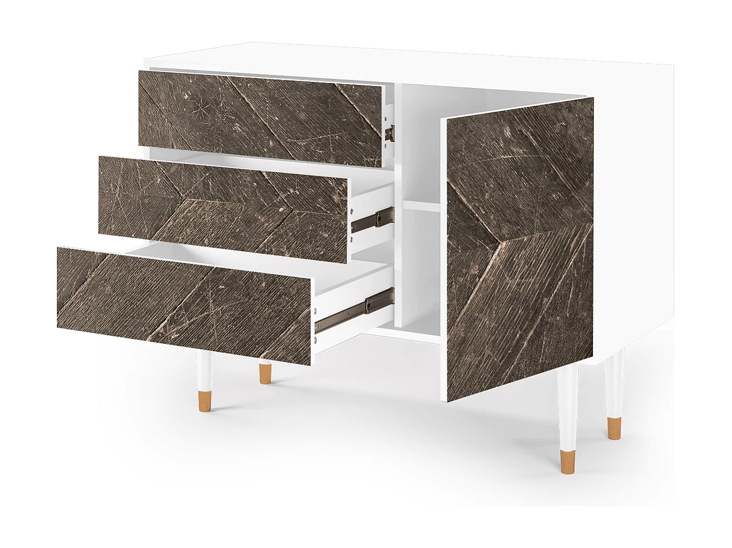 Buffet - 115х84х41 cm - S3 - Wise Tree, Blanc