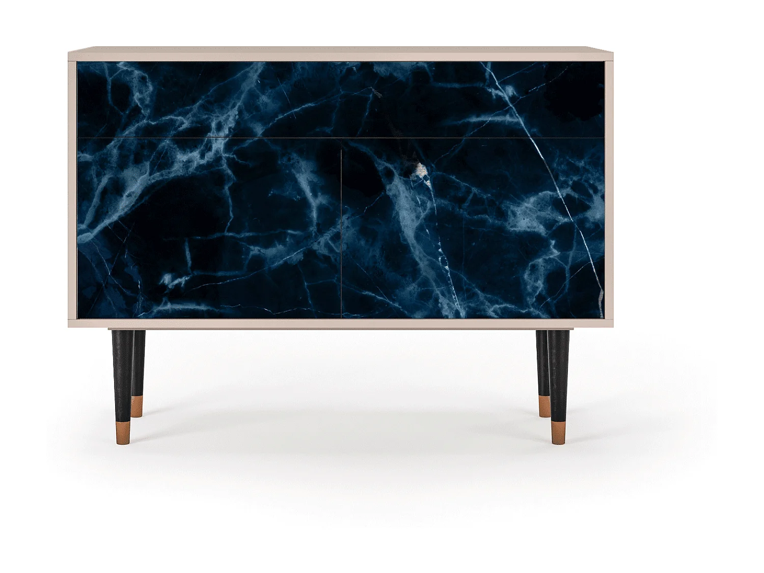 Buffet - 115x85x48 cm - BS4 - Deep Ocean, Latte