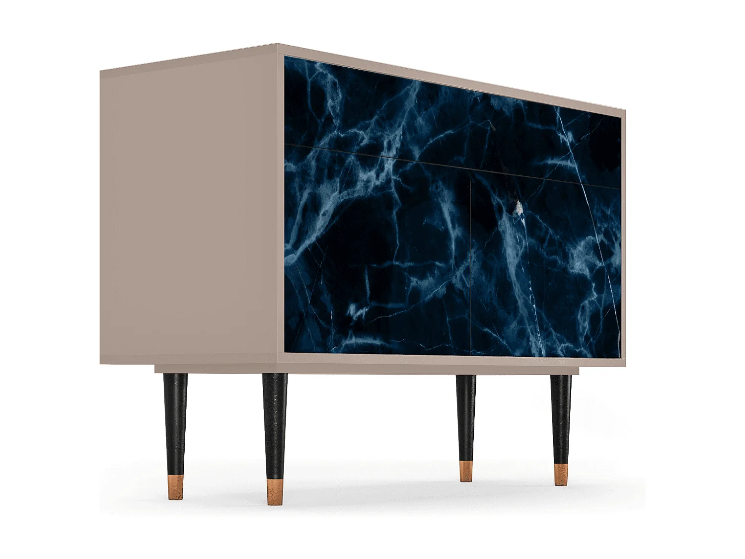Buffet - 115x85x48 cm - BS4 - Deep Ocean, Latte