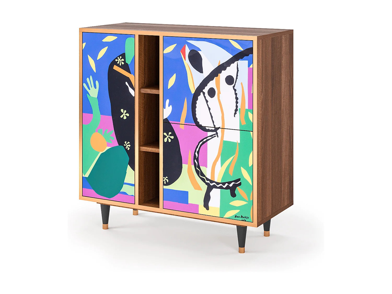 Buffet - 94х96х41 cm - BS5 - La Tristesse du Roi, Noyer