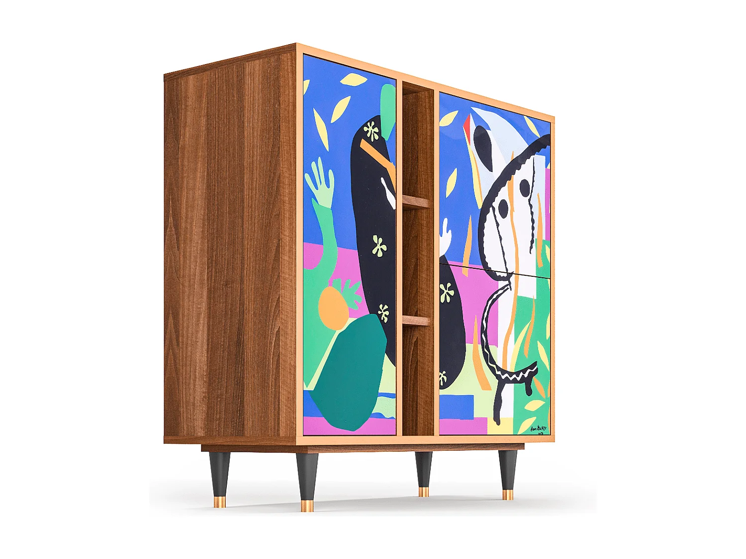 Buffet - 94х96х41 cm - BS5 - La Tristesse du Roi, Noyer