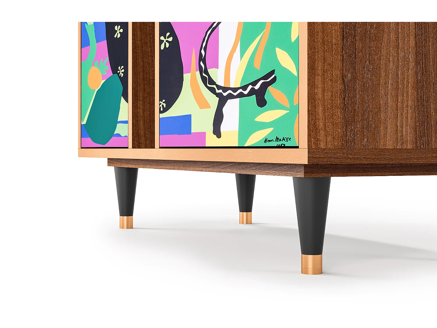 Kredens - 94х96х41 cm - BS5 - La Tristesse du Roi, Orzech