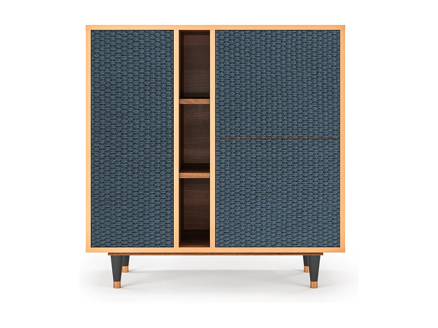 Sideboard - 94х96х41 cm - BS5 - Knitted Pattern, Walnuss