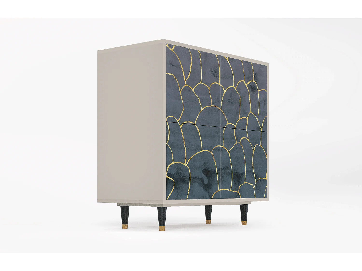 Buffet - 94x96x48 cm - BS3 - Blue Lagoon, Sable