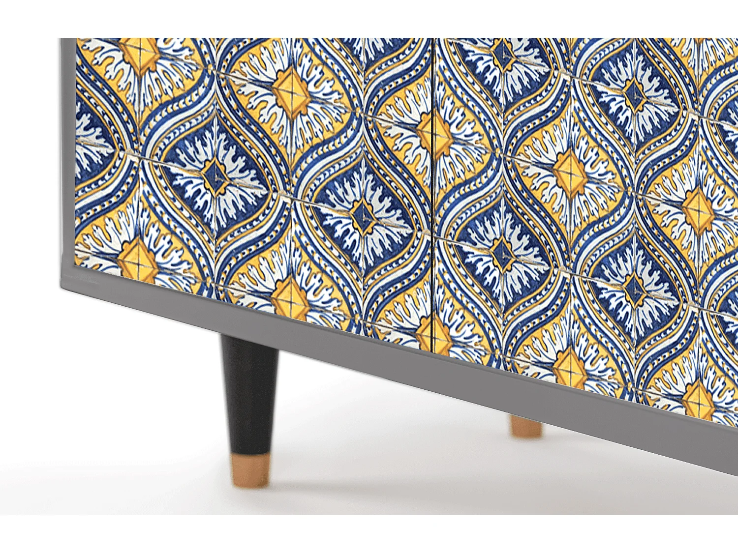 Buffet - 94x96x48 cm - BS3 - Illusory Pattern, Gris