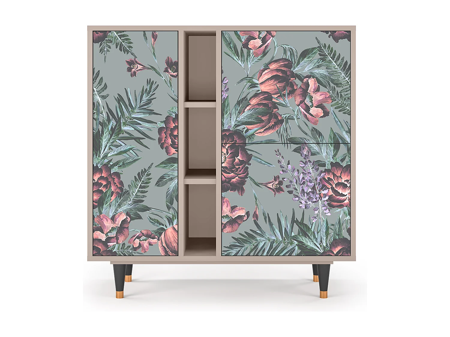 Buffet - 94х96х41 cm - BS5 - Light Peonies, Latte