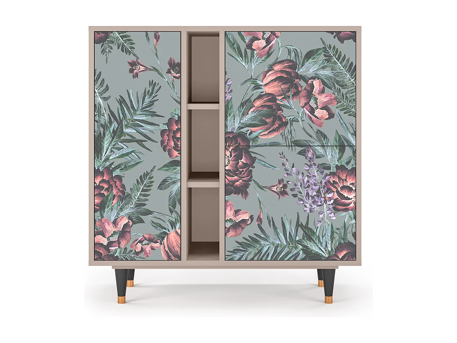 Buffet - 94х96х41 cm - BS5 - Light Peonies, Latte