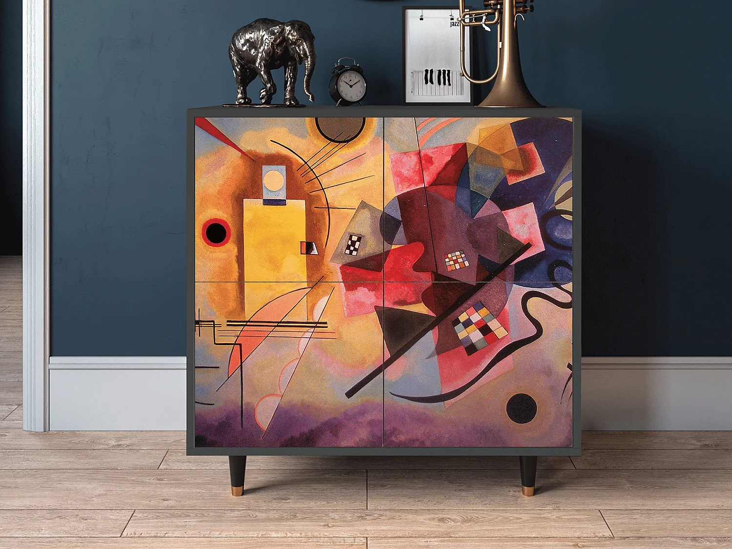 Dressoir - 94x96x48 cm - BS3 - Modern Art, Antraciet