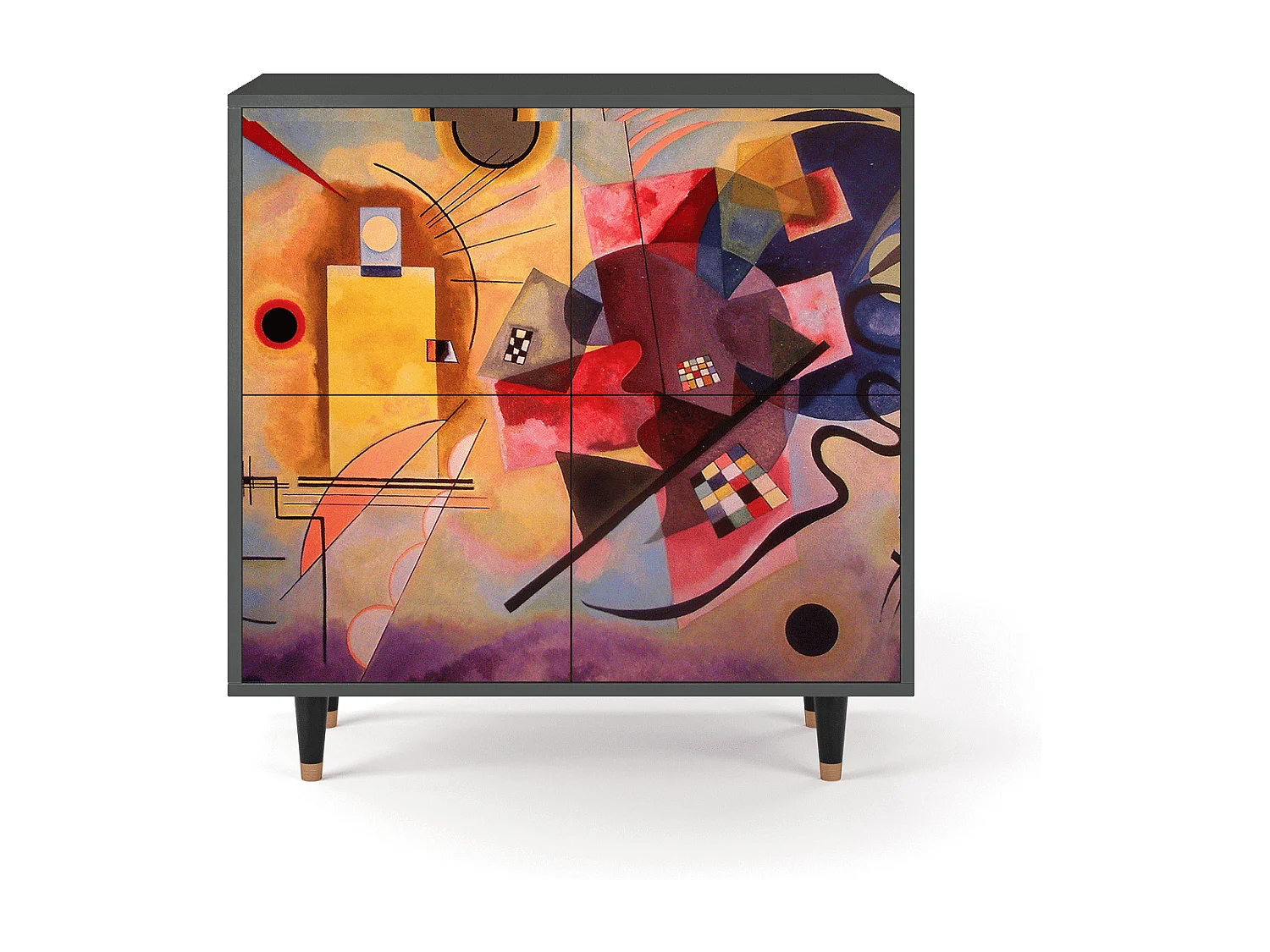 Dressoir - 94x96x48 cm - BS3 - Modern Art, Antraciet