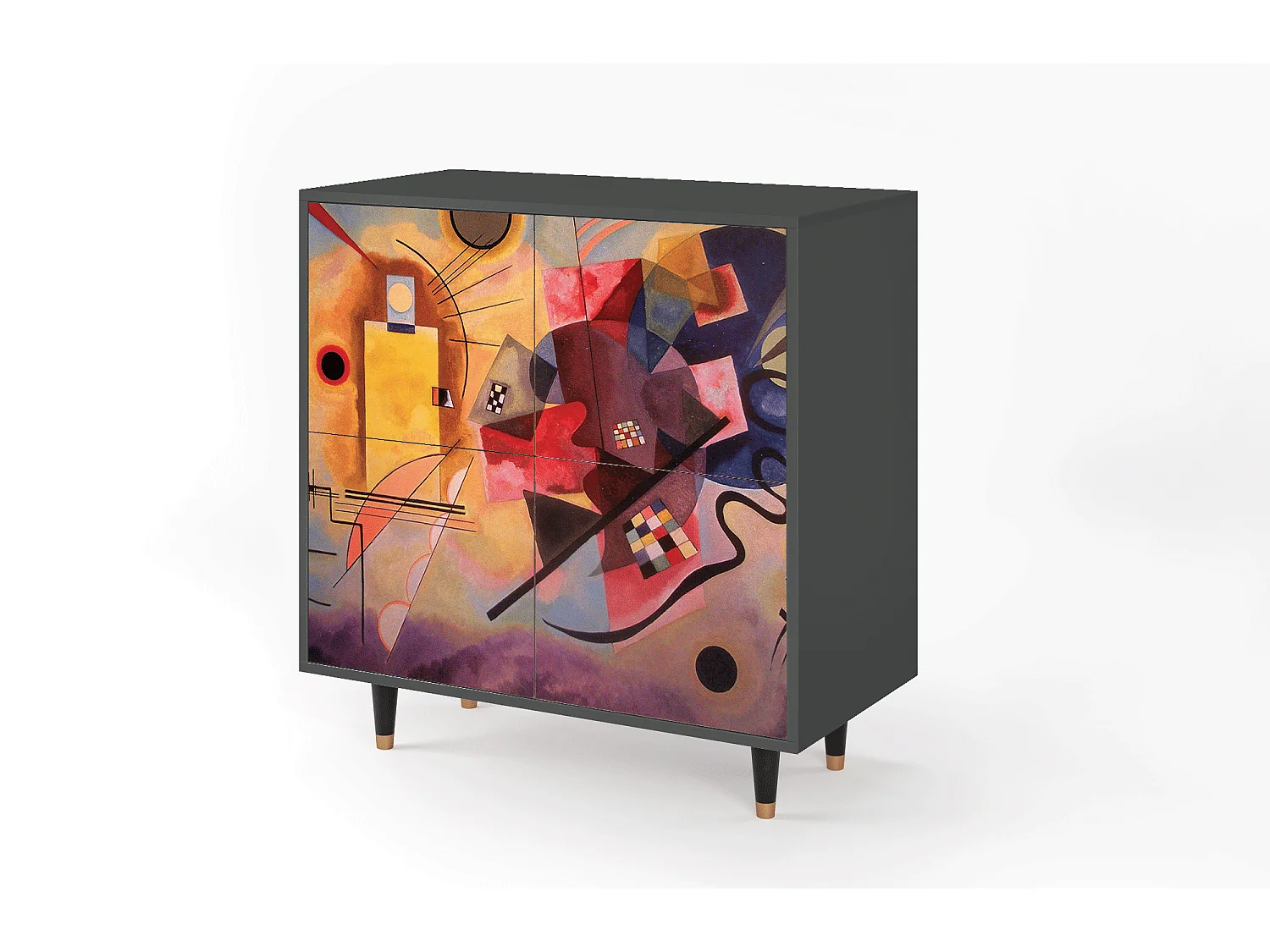 Dressoir - 94x96x48 cm - BS3 - Modern Art, Antraciet
