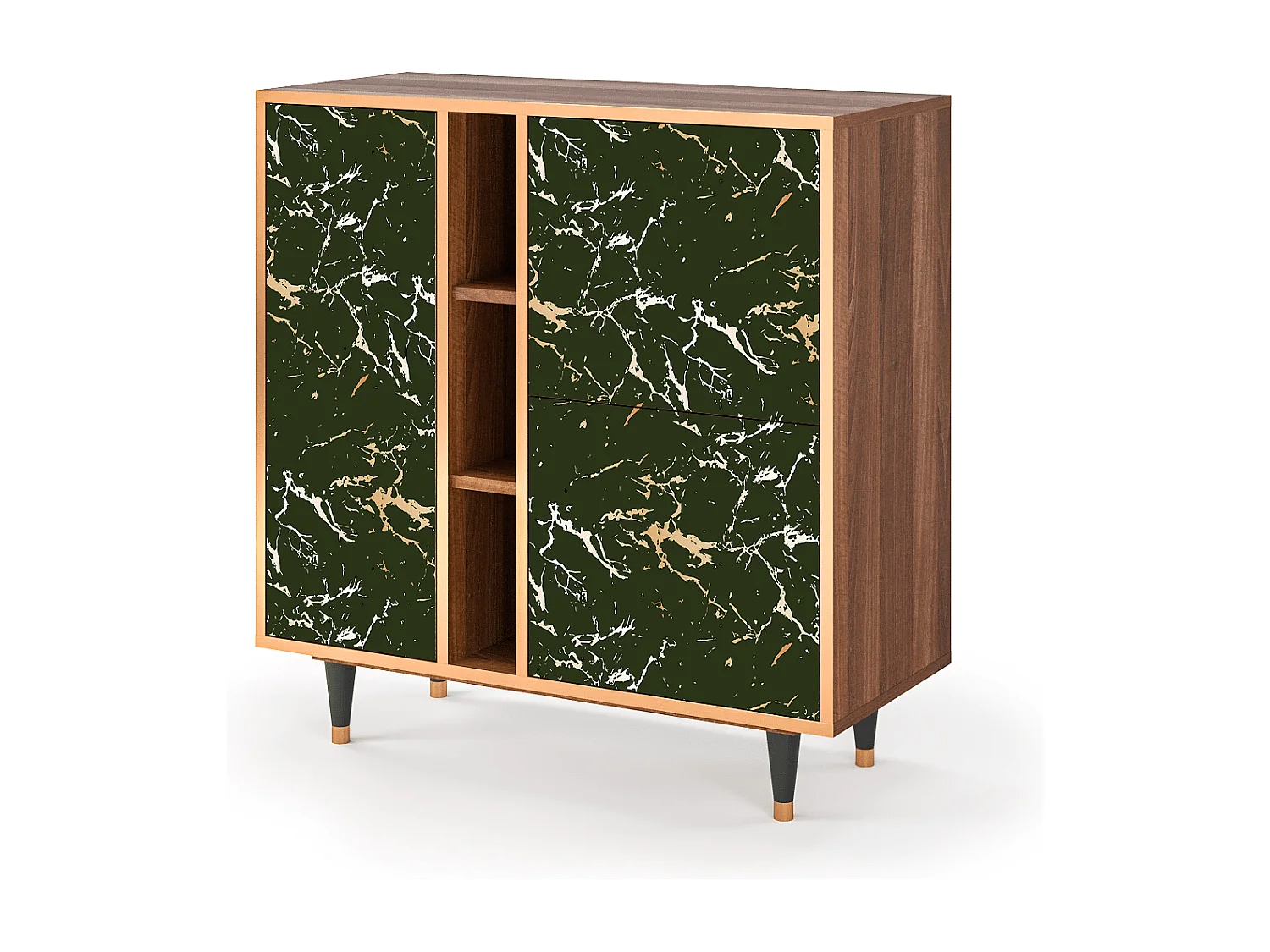 Dressoir - 94х96х41 cm - BS5 - Amazon Forest, Walnoot