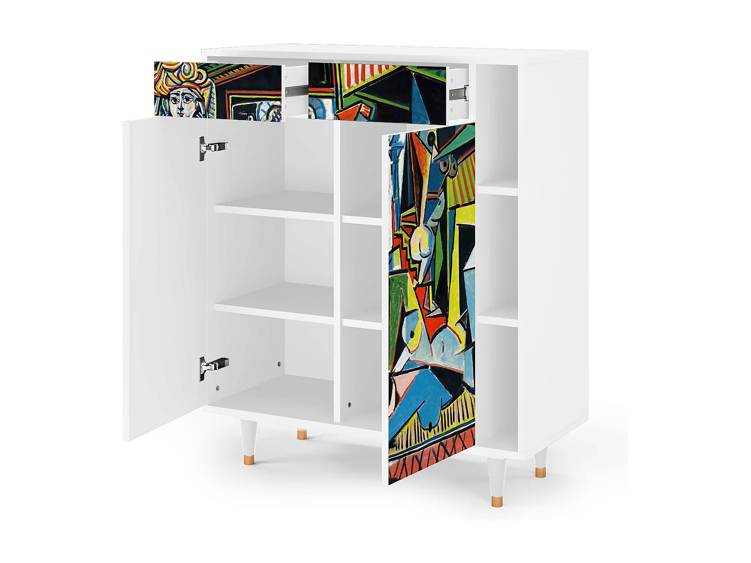 Credenza - 96х110х41 cm - BS6 - Women of Algiers, Bianco