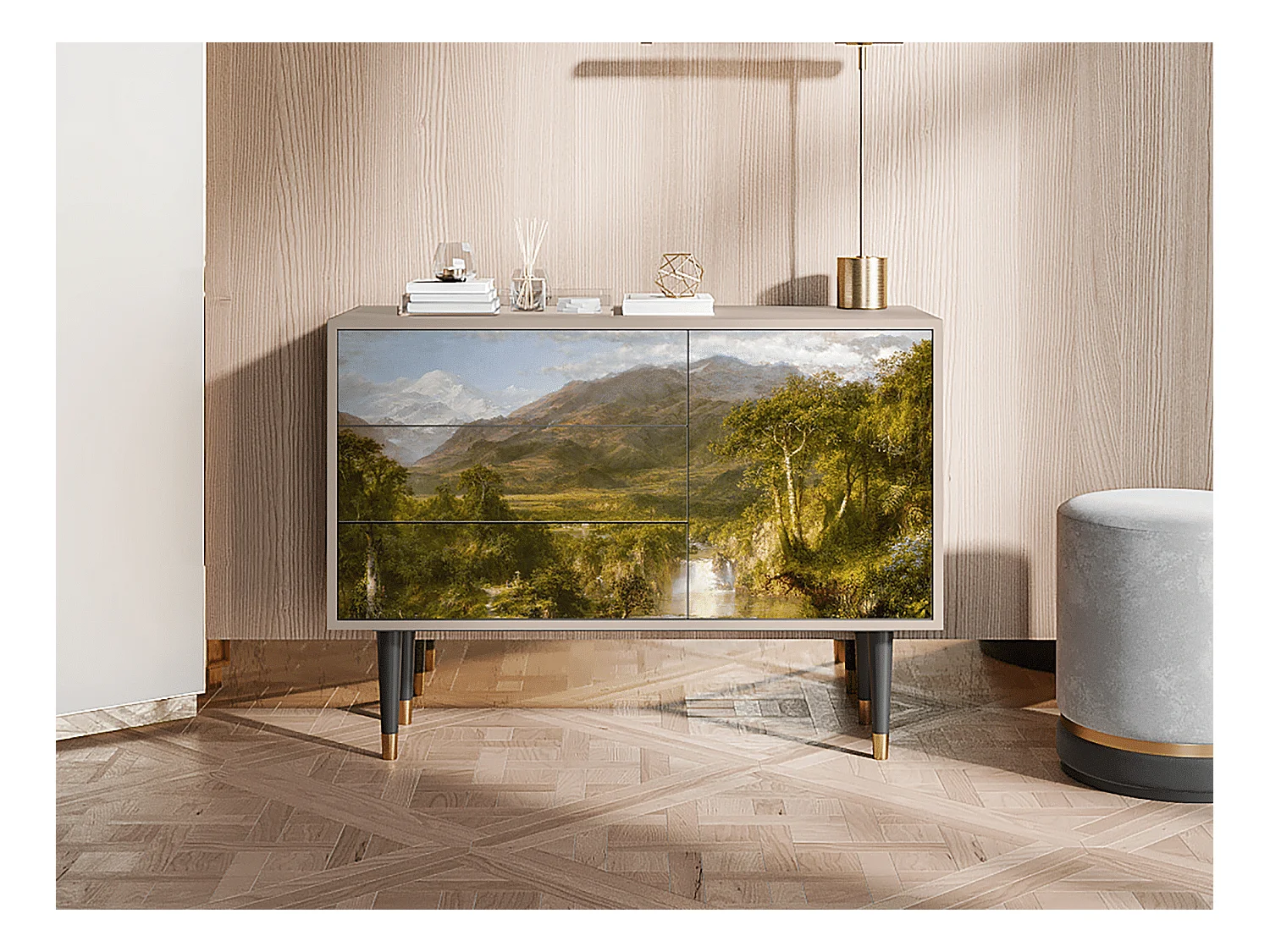 Buffet - 115х84х41 cm - S3 - The Heart of the Andes , Latte