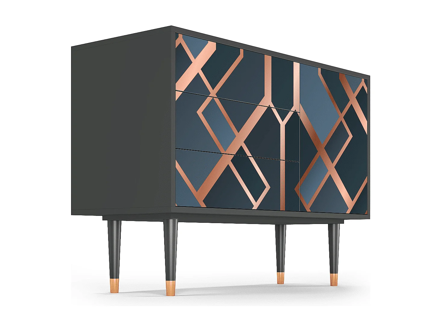 Credenza - 115х84х41 cm - S3 - Ashy 1920', Antracite