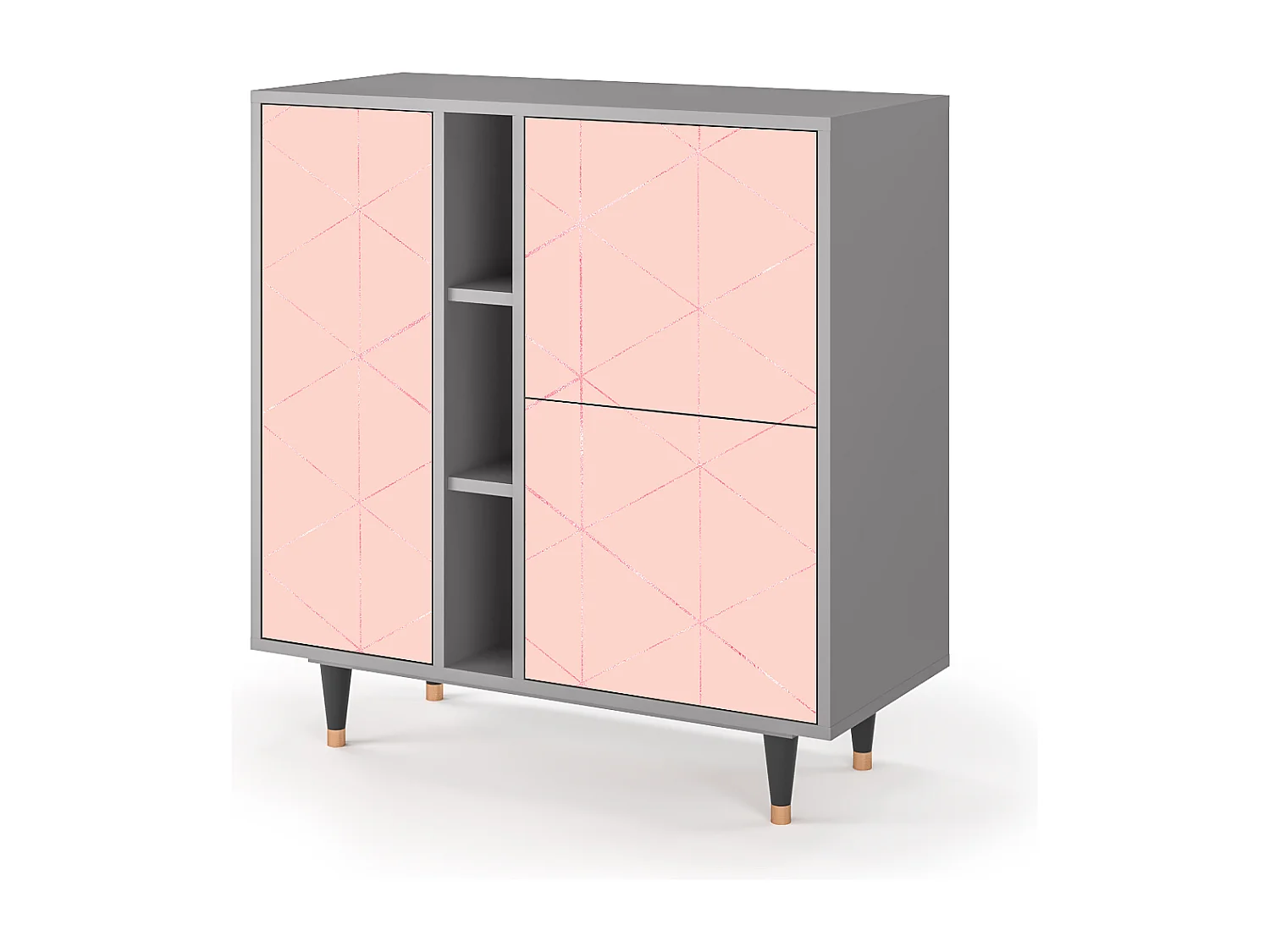 Buffet - 94х96х41 cm - BS5 - Rose Quartz, Gris