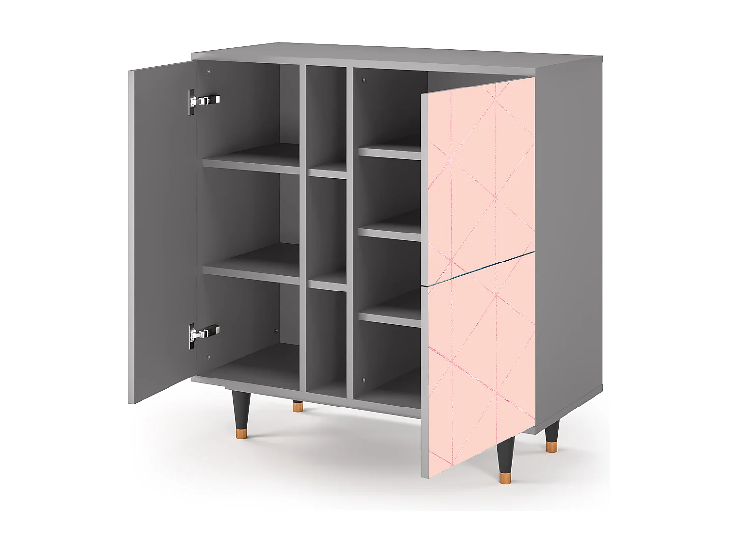 Buffet - 94х96х41 cm - BS5 - Rose Quartz, Gris