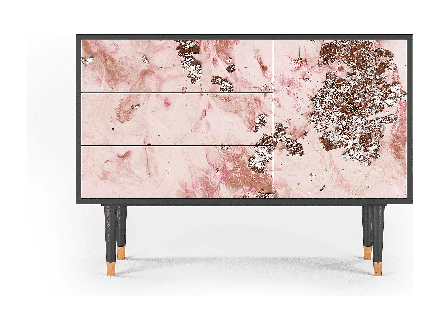 Credenza - 115х84х41 cm - S3 - Cotton Candy, Antracite